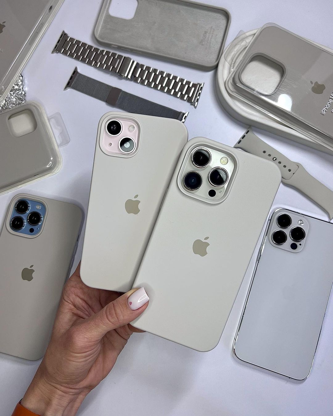 Rock Gray iPhone Silicone Case | Soft Matte Cover - Acid House™ (formerly Zyra Drip)