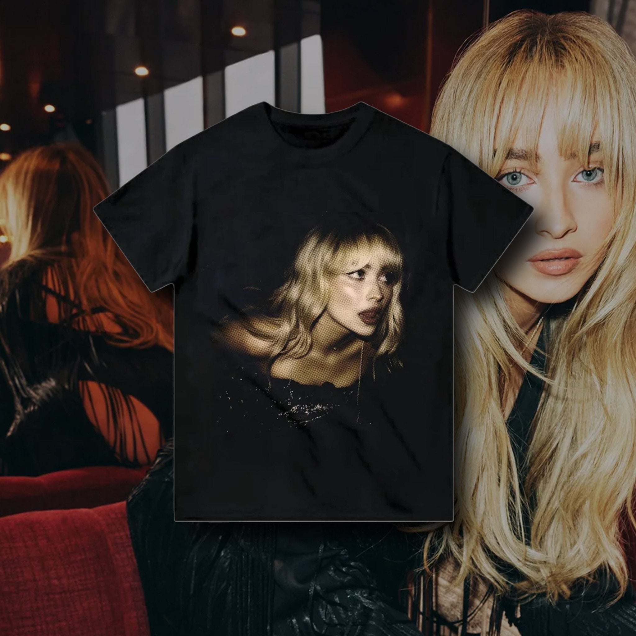 Sabrina Carpenter Graphic T-Shirt for Women & Fans – Regular Fit T-shirt 210 GSM Cotton Tee - Acid House™
