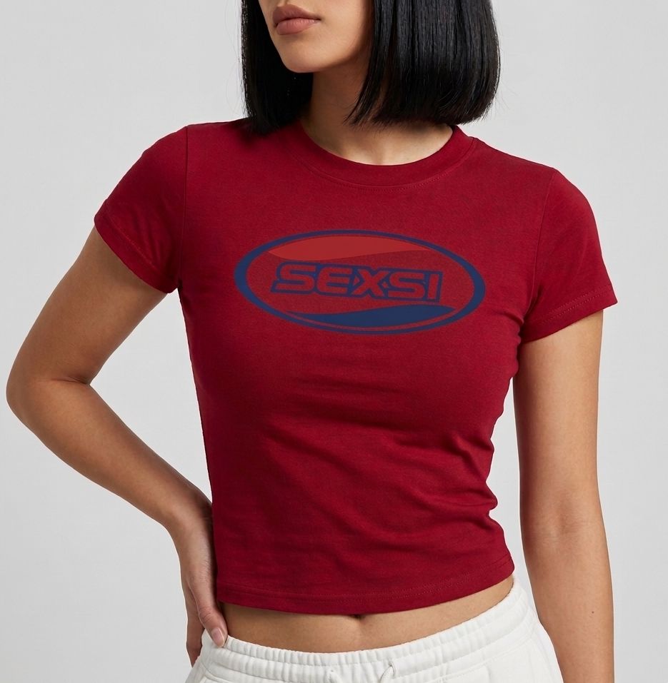 Sexsi Baby Tee for Women – Bold Graphic Crop Top Y2K Aesthetic - Acid House™ (formerly Zyra Drip)