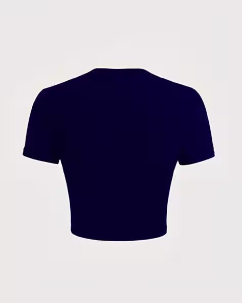 Starry Night Baby Tee for Women – Black Cropped Top - Acid House™ (formerly Zyra Drip)
