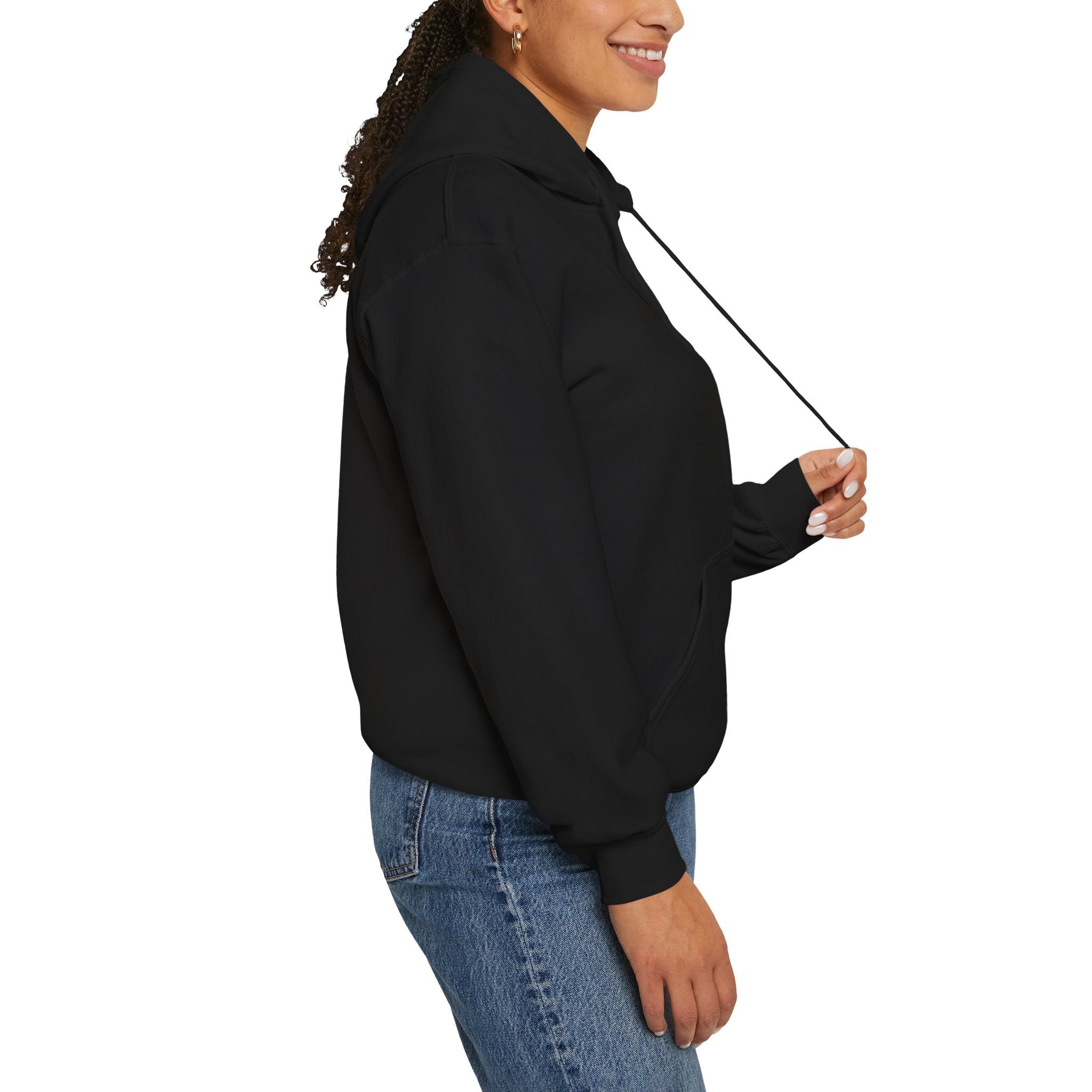 Unisex Black Oversized Hoodie – “Death Wish” Streetwear | Drop Shoulder 400 GSM - Acid House™ (formerly Zyra Drip)