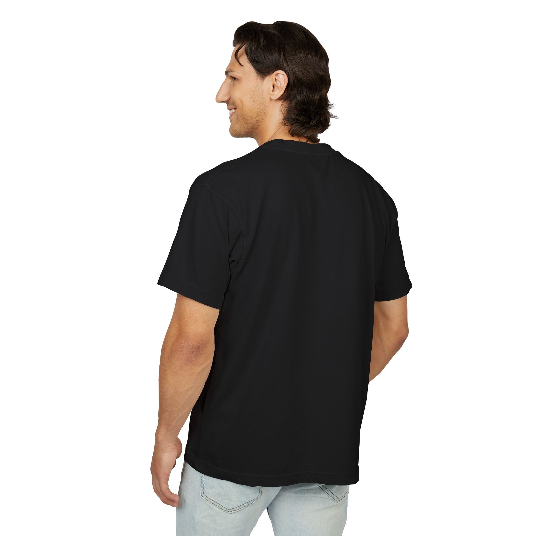 Unisex Regular Fit T-shirt Black T-Shirt – Living in the City Tee with Drop Shoulders - Acid House™