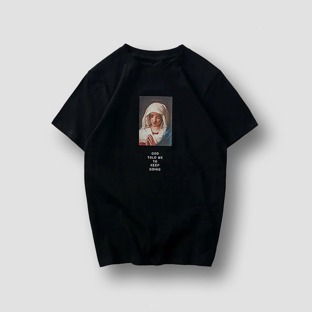 Virgin Mary Regular Fit T-shirt – Unisex Graphic Streetwear Tee - Acid House™