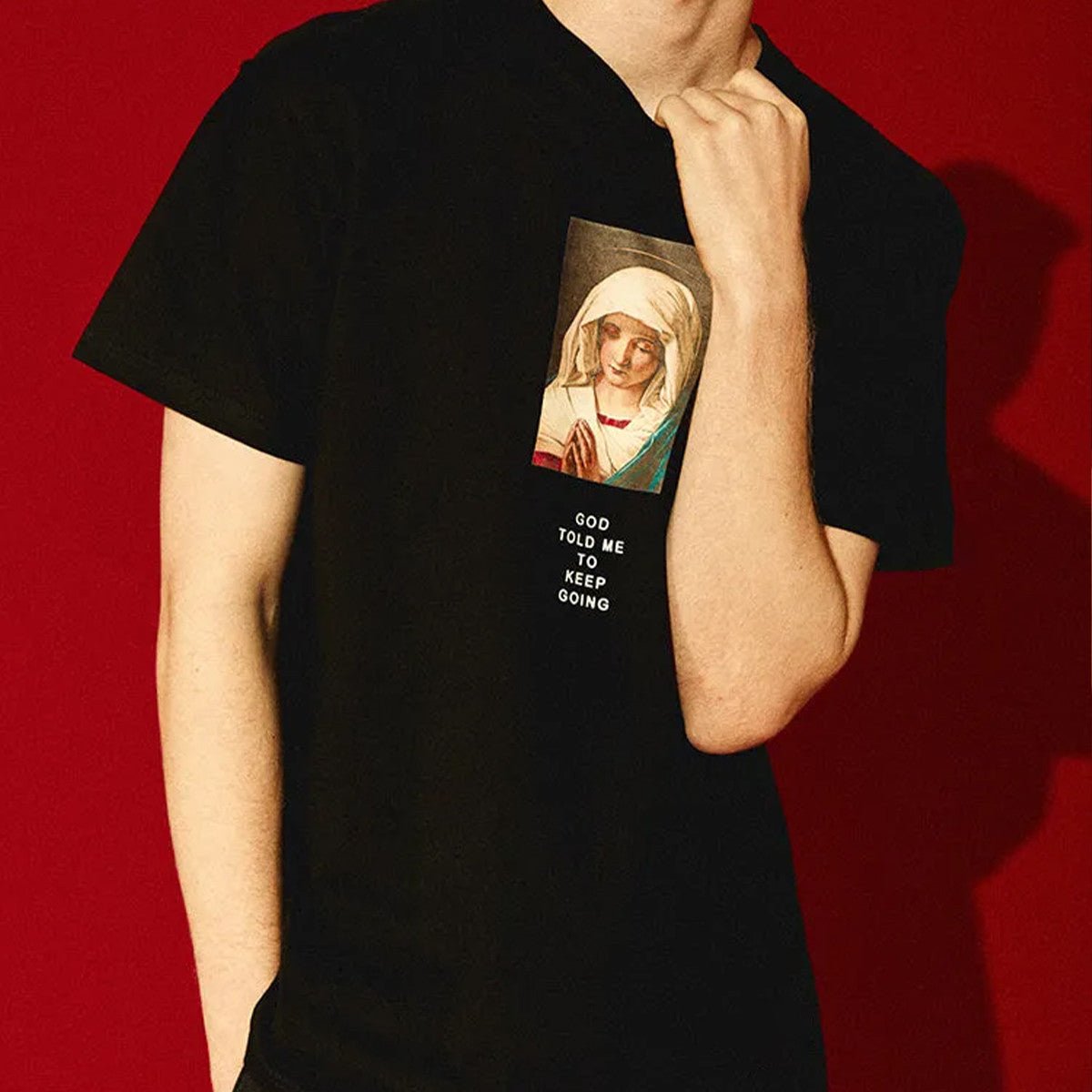 Virgin Mary Regular Fit T-shirt – Unisex Graphic Streetwear Tee - Acid House™