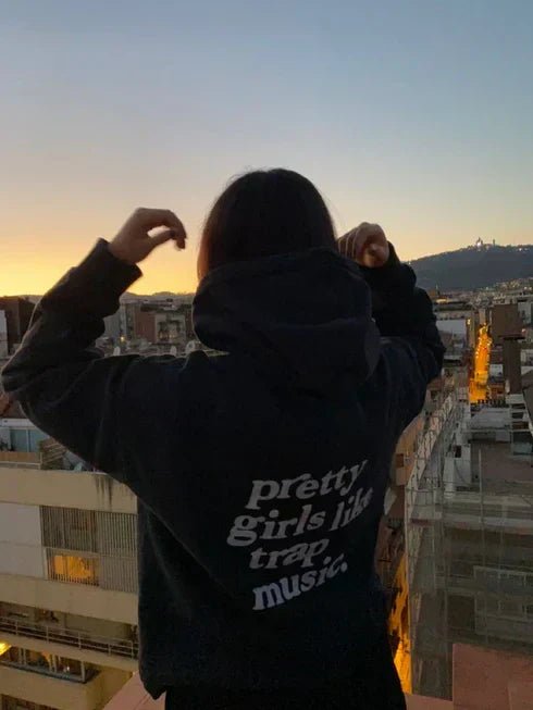 White Oversized Hoodie for Gen Z - Acid House™ (formerly Zyra Drip)