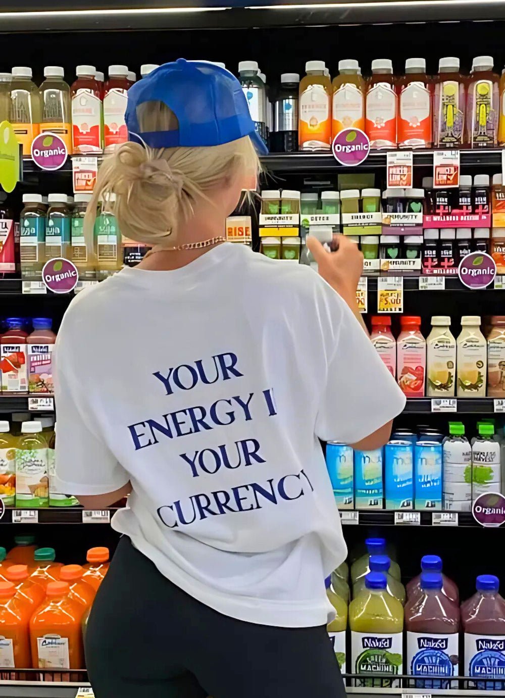 Your Energy Is Your Currency Regular Fit T-shirt | Premium Cotton Graphic Streetwear Tee - Acid House™