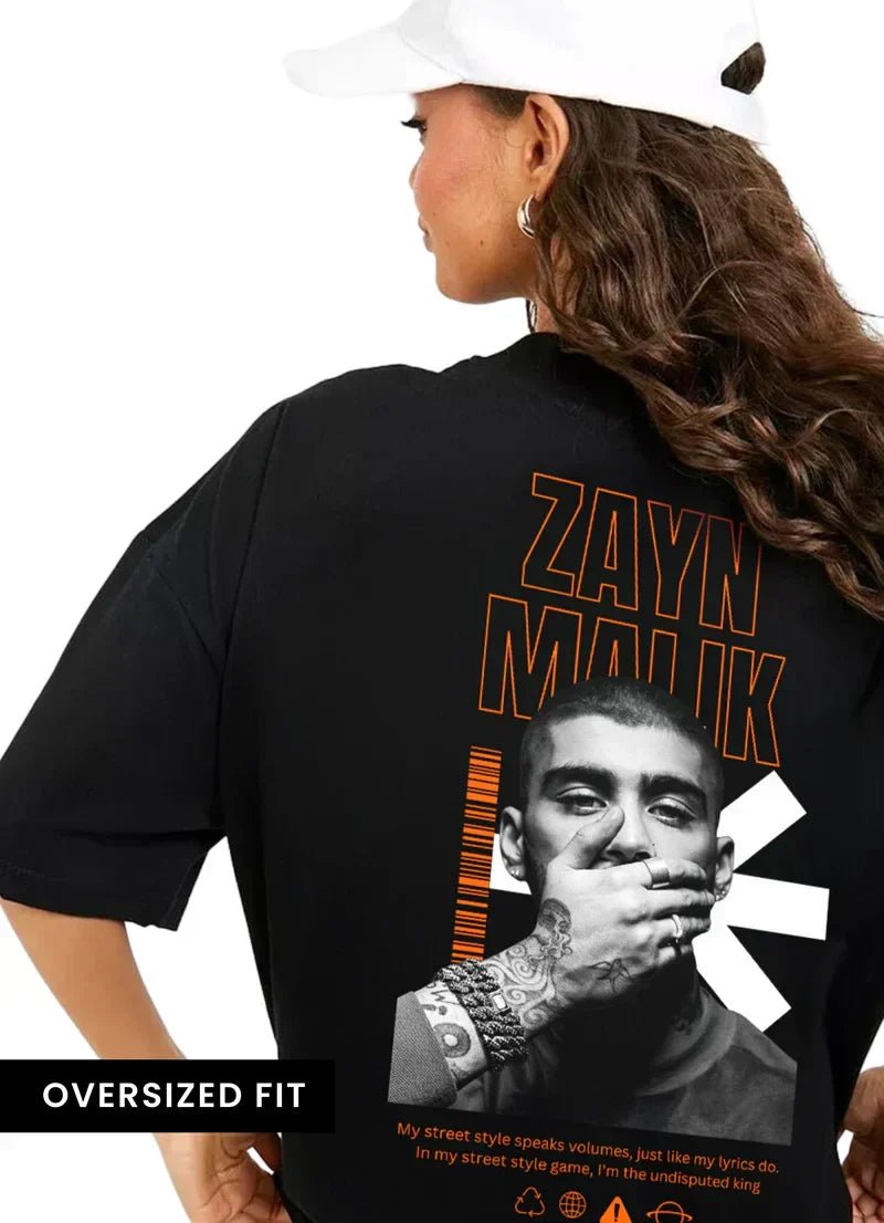 Zayn Malik Regular Fit T-shirt – Black Streetwear Staple - Acid House™