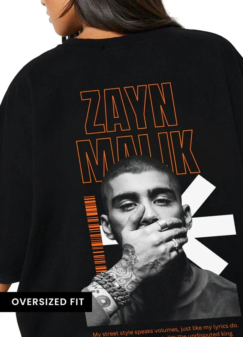 Zayn Malik Regular Fit T-shirt – Black Streetwear Staple - Acid House™
